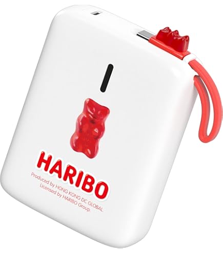 Amazon | Haribo ミニモバイルバッテリー 10000mAh 22.5W 急速充電